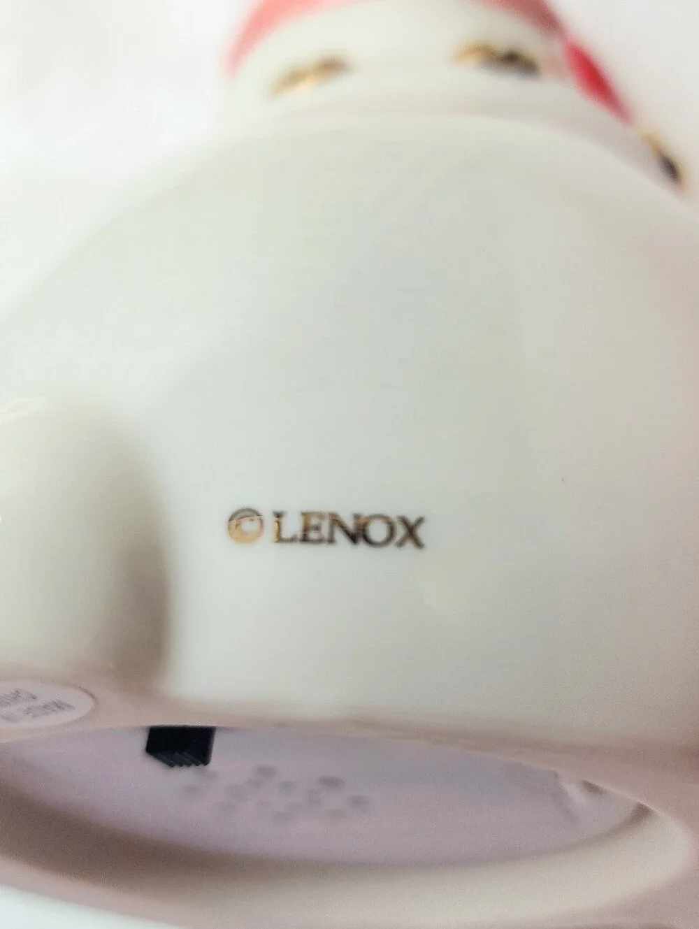 Lenox Color Changing Christmas Bear Porcelain Figure 7